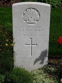 Klagenfurt War Cemetery - Mansfield, Alexander Leslie